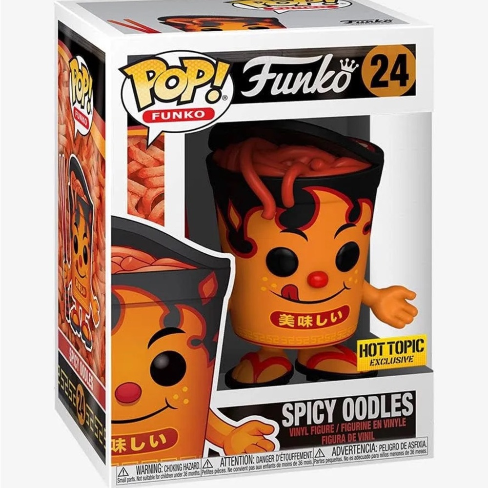 Funko Spicy Oodles Collectible Figure with Red and Black Design